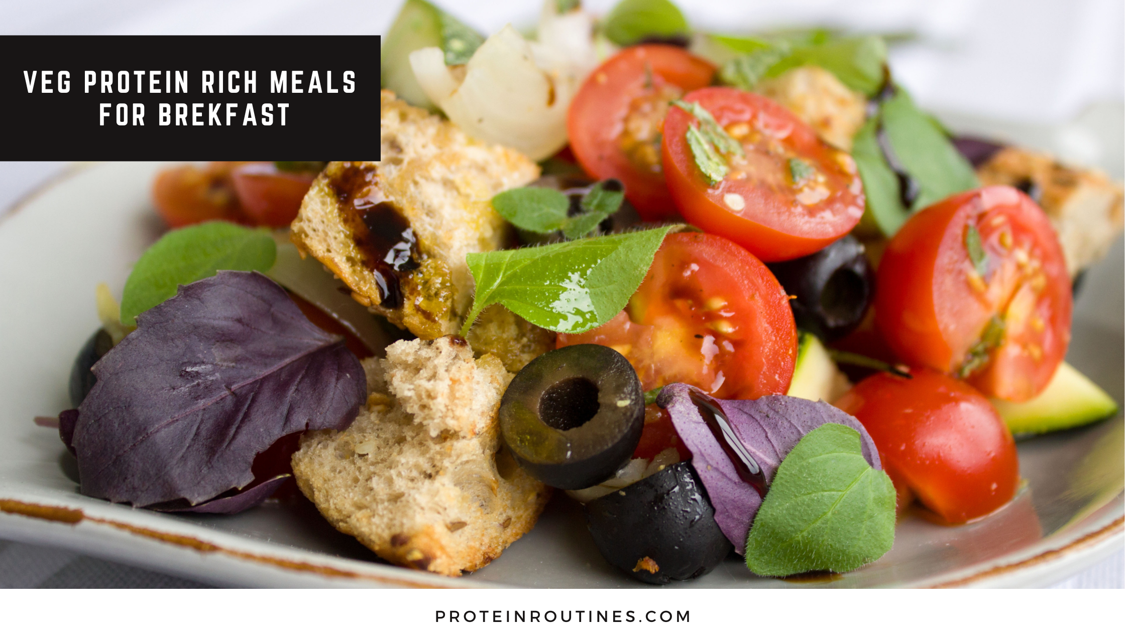high protein vegetarian breakfast