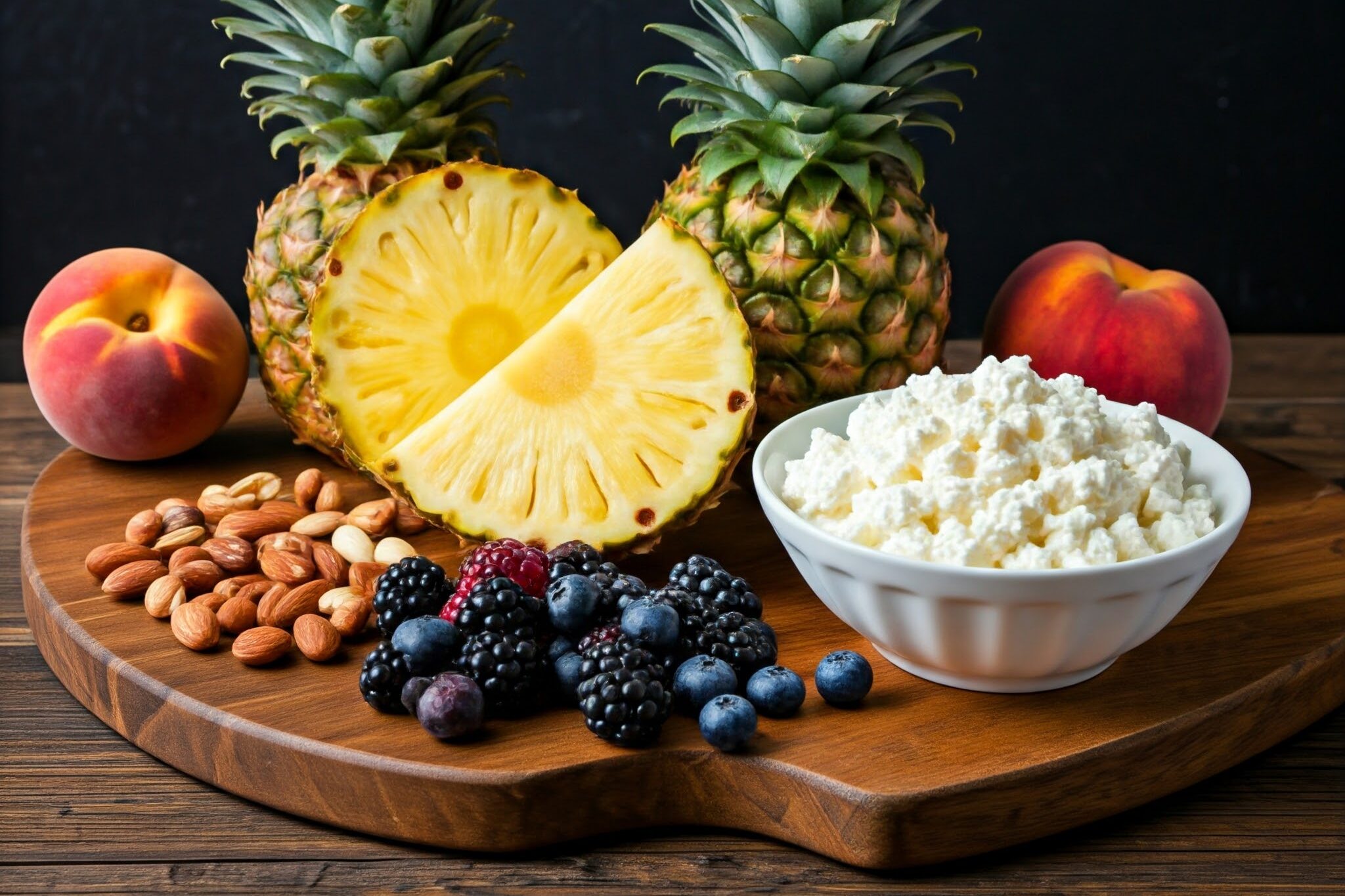 cottage cheese with fruit